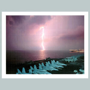 #0248  Lightning-Pretty Close 4x6 Version Glossy Photo Fast Ship